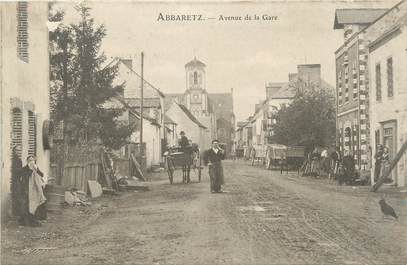 / CPA FRANCE 44 "Abbaretz, av de la gare"