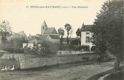 CPA FRANCE 89 "Nuits sous Ravières, vue générale"