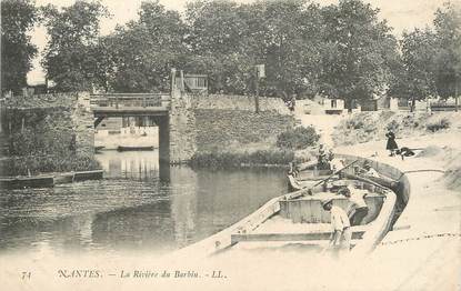 / CPA FRANCE 44 "Nantes, la rivière du Barbin"