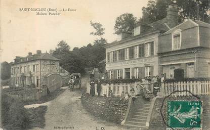 CPA FRANCE 27 " Saint Maclou, La Fosse, Maison Porcher"