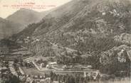 09 Ariege / CPA FRANCE 09 "Ax Les Thermes, vue sur l'ariège et la quartier d'En Castell"