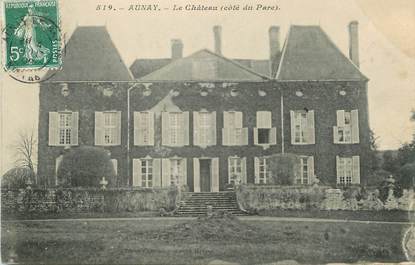 / CPA FRANCE 58 "Aunay, le château"