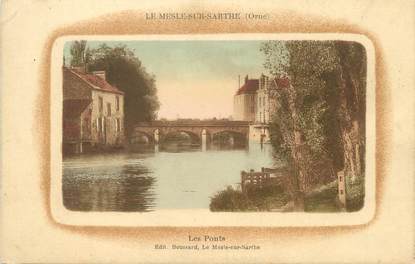 / CPA FRANCE 61 "Le Mele sur Sarthe, les ponts"