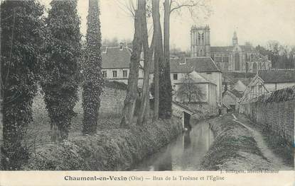 / CPA FRANCE 60 "Chaumont en Vexin, bras de la Troësne et l'église"