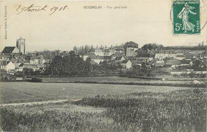 CPA FRANCE 89 "Seignelay, vue générale"