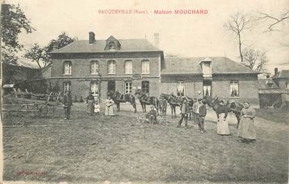 CPA FRANCE 27 " Bacqueville, Maison Mouchard"