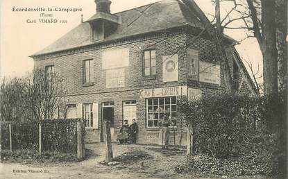 CPA FRANCE 27 "Ecardenville la Campagne, Café Vimard"