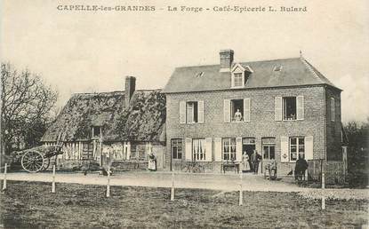 CPA FRANCE 27 "Capelle les Grandes, La Forge, Café Epicerie"