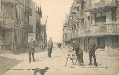 / CPA FRANCE 62 "Berck Plage, rue de la plage"