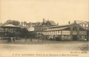 59 Nord / CPA FRANCE 59 "Solesmes, place de la musique et marché couvert"