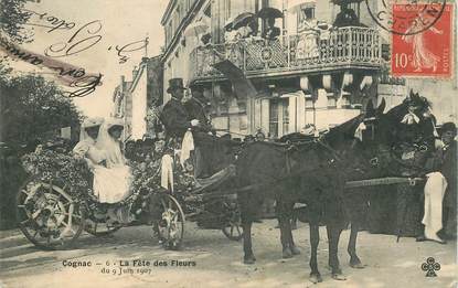 CPA FRANCE 16 "Cognac, la Fête des Fleurs, 1907"