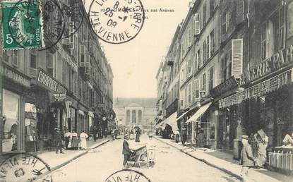 CPA FRANCE 87 "Limoges, rue des Arènes"