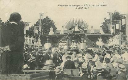 CPA FRANCE 87 "Limoges, Fête de la Muse, 1903"