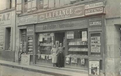 CARTE PHOTO FRANCE 17 "Jonzac" / LIBRAIRIE