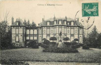 CPA FRANCE 89 "Une vue du Chateau de Charny"