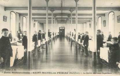 / CPA FRANCE 56 "Saint Michel en Priziac, le dortoir des cours supérieurs"