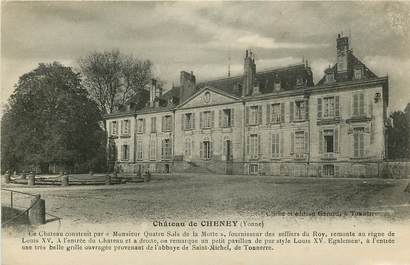 CPA FRANCE 89 "Chateau de Cheney"