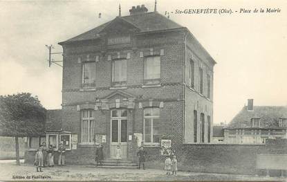 / CPA FRANCE 60 "Sainte Geneviève, place de la mairie"