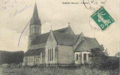 / CPA FRANCE 52 "Pleurs, l'église"