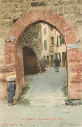 / CPA FRANCE 06 "Vence, porte Saint Paul" / HOPITAL TEMPORAIRE