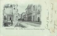 83 Var / CPA FRANCE 83 "Draguignan, la rue Nationale et le palais de justice"