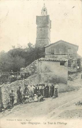 / CPA FRANCE 83 "Draguignan, la tour de  l'Horloge"