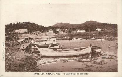 / CPA FRANCE 83 "Le Pradet, l'oursinière et son port"