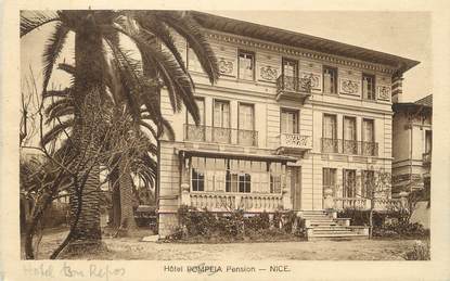 / CPA FRANCE 06 "Nice, Hôtel Pompeia pension"