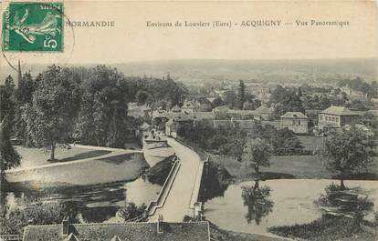 CPA FRANCE 27 "Environs de Louviers, Acquigny, vue panoramique"