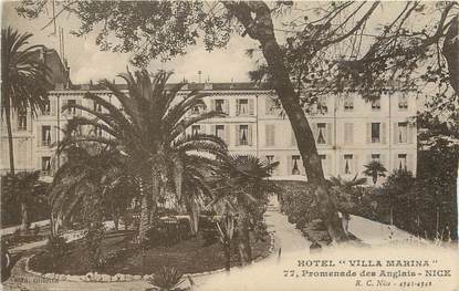 / CPA FRANCE 06 "Nice, hôtel villa Marina"