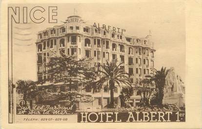 / CPA FRANCE 06 "Nice, hôtel Albert 1er "