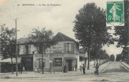 / CPA FRANCE 94 "Bonneuil, la rue de Pompadour"