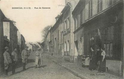 / CPA FRANCE 94 "Bonneuil, rue de Gonesse"