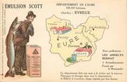 27 Eure CPA FRANCE 27 "L'Eure, carte du département"