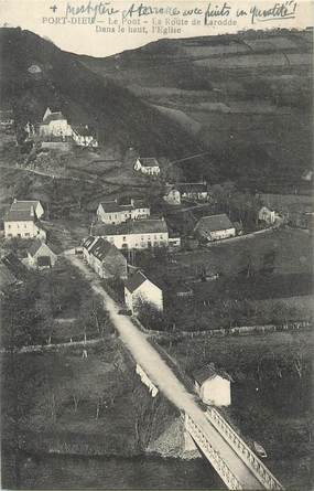 / CPA FRANCE 19 "port Dieu, le pont"