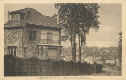 / CPA FRANCE 92 "Vaucresson, l'entrée du parc des Terrasses"