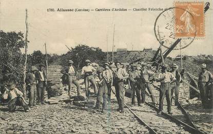 CPA FRANCE 19 "Allassac, les carrières d'Ardoise"