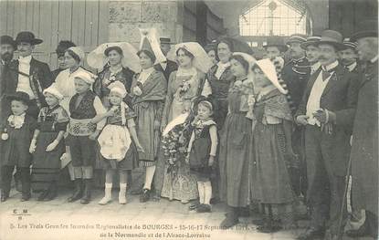 CPA FRANCE 18 "Bourges, Les trois grandes journées régionalistes, 1911"