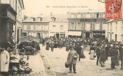 CPA FRANCE 76 "Bosc le Hard, le Marché"