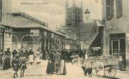 76 Seine Maritime CPA FRANCE 76 "Fécamp, les Halles" / VOITURE A CHIEN