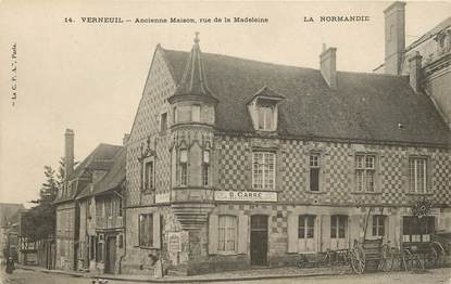 CPA FRANCE 27 "Verneuil, ancienne maison rue de la Madeleine"