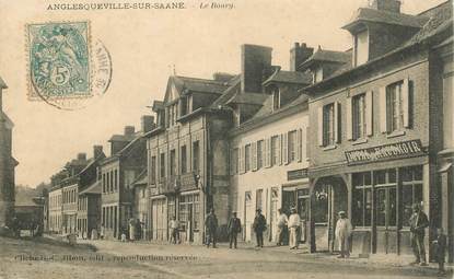 CPA FRANCE 76 "Anglesqueville sur Saane, le bourg"