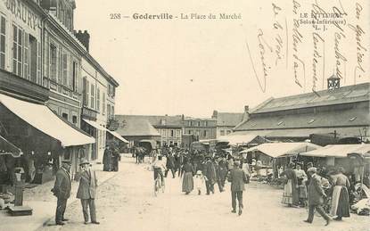 CPA FRANCE 76 " Goderville, la Place du Marché"