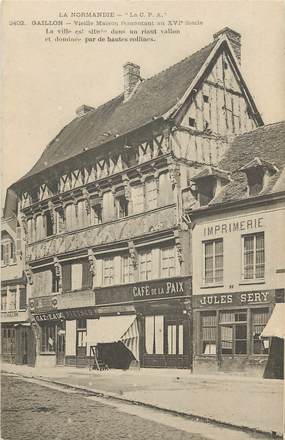 CPA FRANCE 27 "Gaillon, vieille maison "