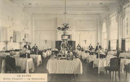 CPA FRANCE 76 "Le Havre, Hotel Frascati, le restaurant"