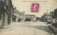 76 Seine Maritime CPA FRANCE 76 "Yebleron, place de l'Eglise et route de Hattenville"