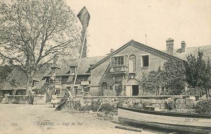 CPA FRANCE 76 "Sahurs, Café du Bac"