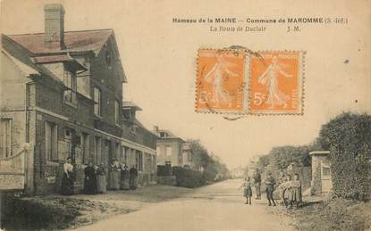 CPA FRANCE 76 "Hameau de la Maine, commune de Maromme, la route de Duclair"