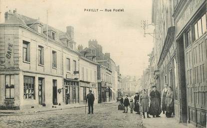 CPA FRANCE 76 "Pavilly, rue Postel"