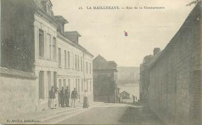 CPA FRANCE 76 "La Mailleraye, rue de la Gendarmerie"